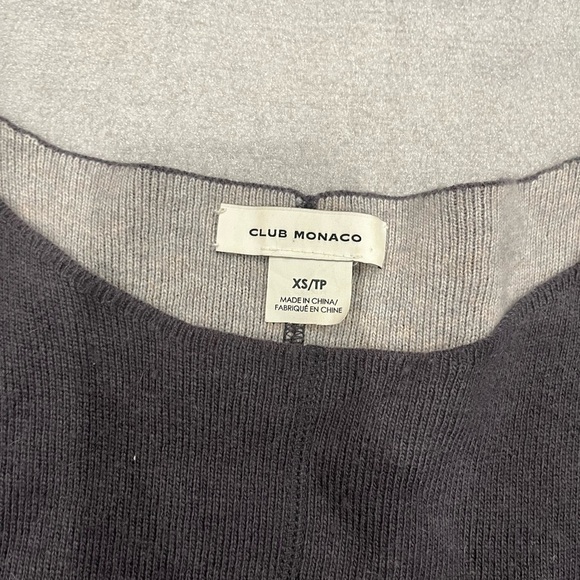 [XS]Club Monaco Charcoal Gray EUC Mauve Merino Alpaca Blended Knit Sweater - Picture 3 of 8